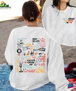 Niall Horan Sweatshirt Hoodie The Show Album Track List Shirt Classic