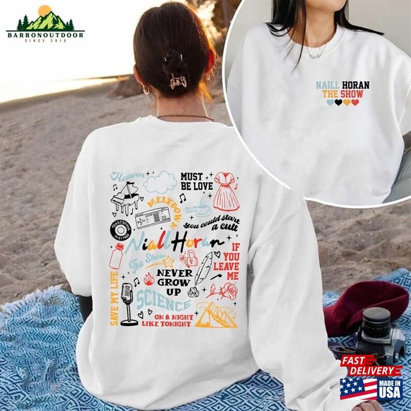 Niall Horan Sweatshirt Hoodie The Show Album Track List Shirt Classic Niall Horan Sweatshirt Hoodie The Show Album Track List Shirt Classic