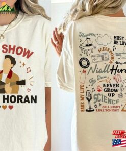 Niall Horan The Show Tracklist Shirt Merch T-Shirt Unisex Hoodie