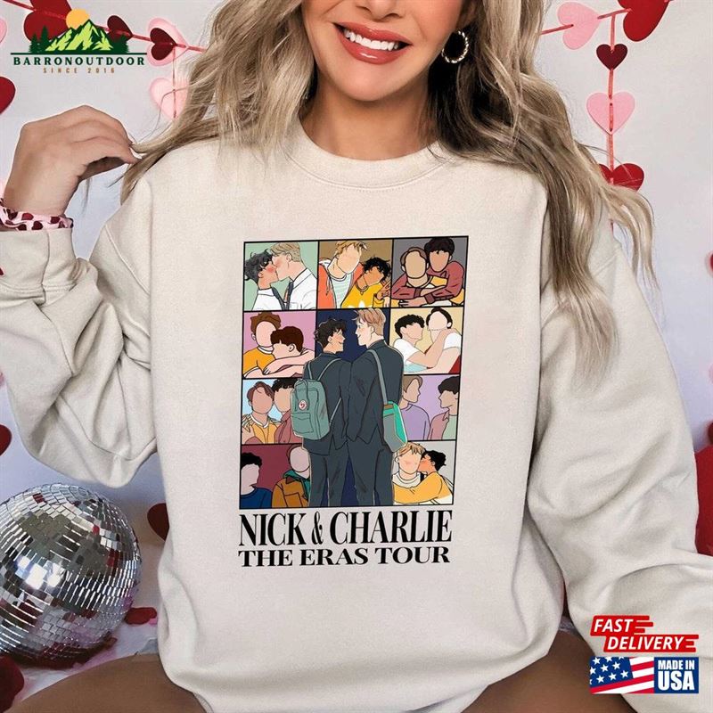 Nick And Charlie Eras Tour Shirt Heartstopper Season 2 The Unisex Classic Nick And Charlie Eras Tour Shirt Heartstopper Season 2 The Unisex Classic
