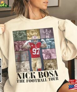 Nick Bosa San Francisco Football Merch Shirt Vintage 90S Bootleg Sweatshirts Classic Unisex