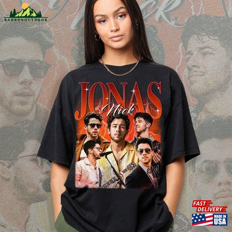 Nick Jonas Vintage T-Shirt Retro 90S Jonass Shirt Concert Music Graphic Tee Classic Nick Jonas Vintage T-Shirt Retro 90S Jonass Shirt Concert Music Graphic Tee Classic