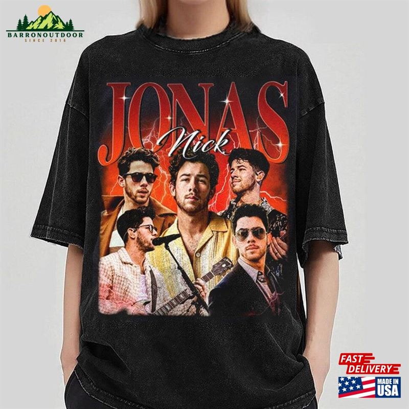 Nick Jonas Vintage T-Shirt Retro 90S Jonass Shirt Concert Music Graphic Tee Classic Nick Jonas Vintage T-Shirt Retro 90S Jonass Shirt Concert Music Graphic Tee Classic