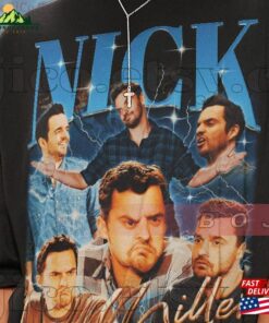 Nick Miller Shirt Homage Vintage T-Shirt Retro Fan Tees Sweatshirt