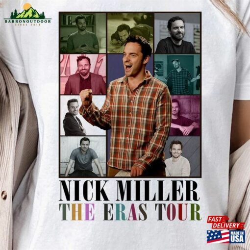 Nick Miller The Eras Tour T-Shirt Shirt Sweatshirt