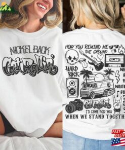 Nickel Back Doodle Art Shirt Vintage Merch Lyric Album Tattoo Design Retro Tour Get Rollin Concert 2023 Da1306dt Hoodie Classic