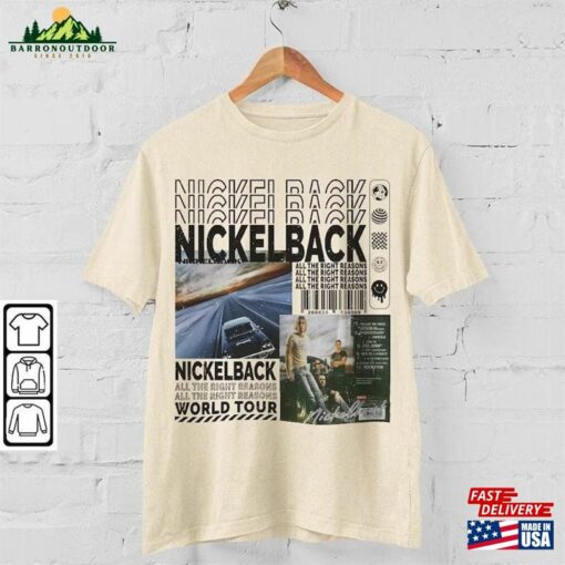 Nickel Back Music Shirt Merch Vintage Get Rollin Unisex Classic
