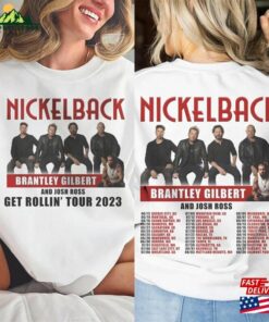 Nickelback Band Music Shirt Nickleback Get Rollin 2023 Tour T-Shirt Sweatshirt