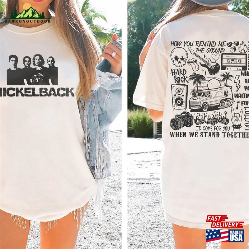 Nickelback Band Music Shirt Vintage Nickleback Get Rollin Typo 2023 Tour Sweatshirt Hoodie Unisex T-Shirt Classic Nickelback Band Music Shirt Vintage Nickleback Get Rollin Typo 2023 Tour Sweatshirt Hoodie Unisex T-Shirt Classic