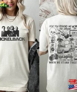 Nickelback Band Music Shirt Vintage Nickleback Get Rollin Typo 2023 Tour Sweatshirt Hoodie Unisex T-Shirt Classic