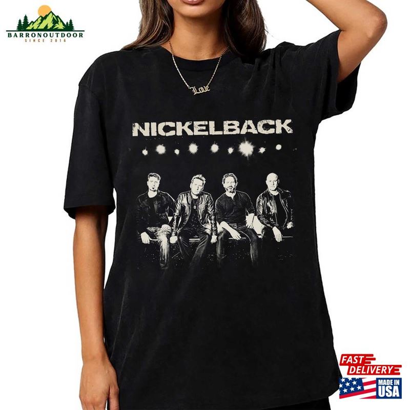 Nickelback Band Shirt Get Rollin Unisex Classic Nickelback Band Shirt Get Rollin Unisex Classic