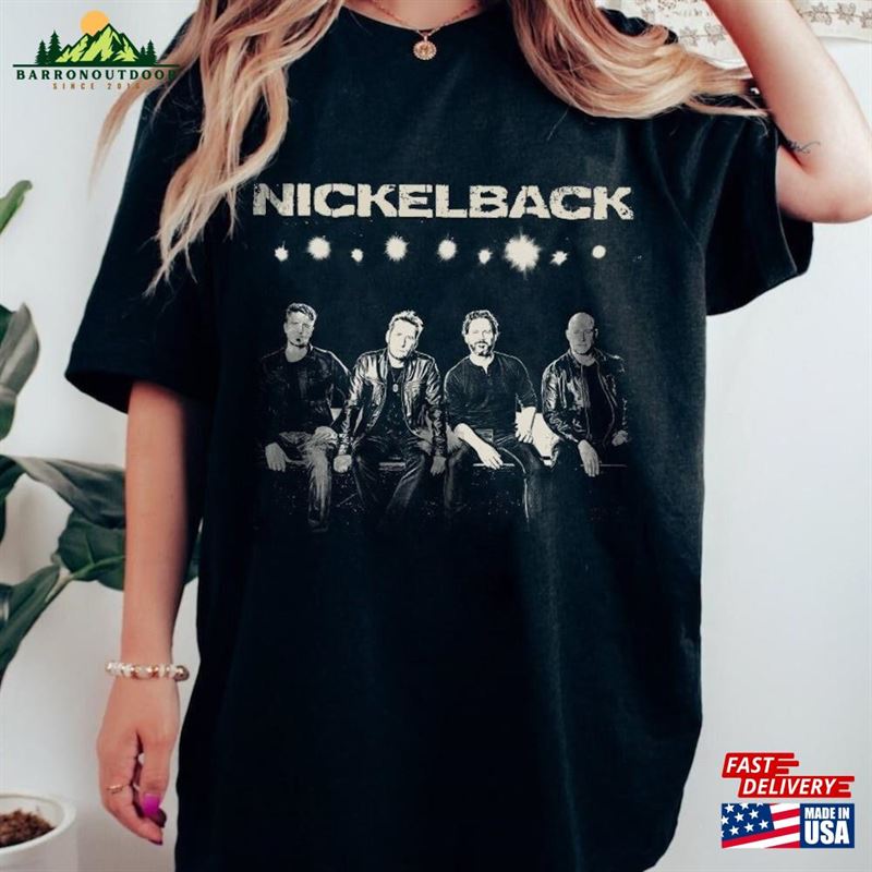 Nickelback Band Shirt Get Rollin Unisex Classic Nickelback Band Shirt Get Rollin Unisex Classic