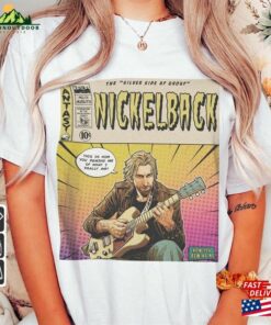 Nickelback Comic Shirt 90S Vintage Merch Book Art Silver Side Up Album World Tour Ticket 2023 Graphic Tee Gift For Fan V1 Classic T-Shirt