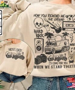 Nickelback Doodle Art Shirt Vintage Merch Lyric Album Tattoo Design Retro Tour Get Rollin Concert 2023 Da1306dt Classic Sweatshirt