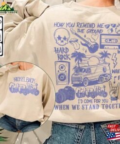 Nickelback Doodle Art Shirt Vintage Merch Lyric Album Tattoo Design Retro Tour Get Rollin Concert 2023 V1 Da1306dt Unisex Classic