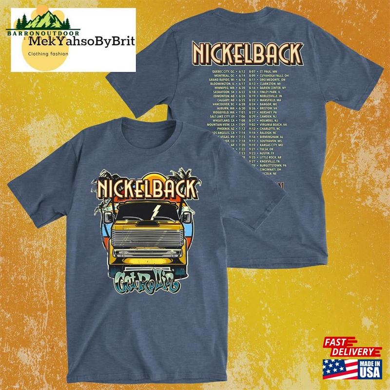 Nickelback Get Rollin’ Tour 2023 Shirt Band Concert Tee Nickleback Fan Gift Merch Hoodie Sweatshirt Nickelback Get Rollin’ Tour 2023 Shirt Band Concert Tee Nickleback Fan Gift Merch Hoodie Sweatshirt