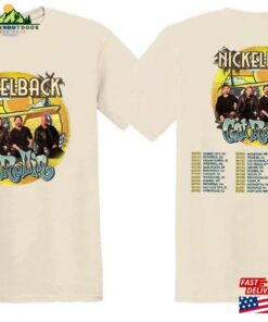 Nickelback Get Rollin’ Tour 2023 T-Shirt Rock Band Concert Shirt Graphic Hoodie Classic