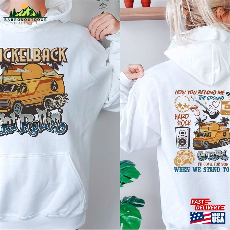 Nickelback Get Rollin New Album Shirt'tour 2023 Unisex Sweatshirt Nickelback Get Rollin New Album Shirt'tour 2023 Unisex Sweatshirt