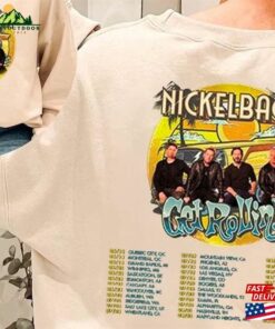 Nickelback Get Rollin Tour 2023 Double Sides Shirt Nickleback Fan Gift Merch Classic Sweatshirt