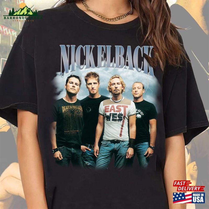 Nickelback Get Rollin Tour 2023 T-Shirts Vintage Band Shirt Classic T-Shirt Nickelback Get Rollin Tour 2023 T-Shirts Vintage Band Shirt Classic T-Shirt