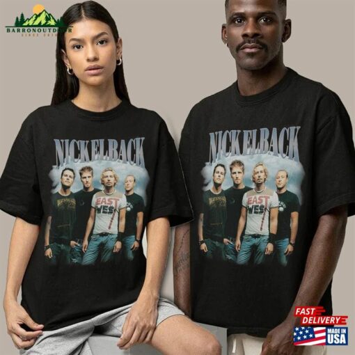 Nickelback Get Rollin Tour 2023 T-Shirts Vintage Band Shirt Hoodie T-Shirt