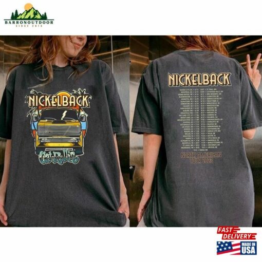 Nickelback Get Rollin’shirt Vintage Nickleback Tour 2023 Classic Hoodie