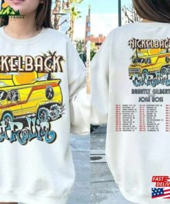 Nickelback Get Rollin’shirt Vintage Nickleback Tour 2023 Sweatshirt Hoodie