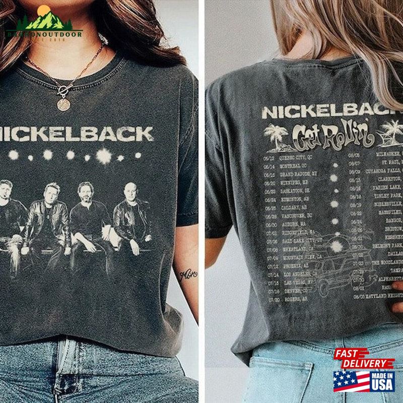 Nickelback Get Rollin'shirt Vintage Nickleback Tour 2023 T-Shirt Sweatshirt Nickelback Get Rollin'shirt Vintage Nickleback Tour 2023 T-Shirt Sweatshirt