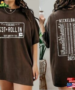 Nickelback Get Rollinshirt Vintage Nickleback Tour 2023 Unisex Classic 1