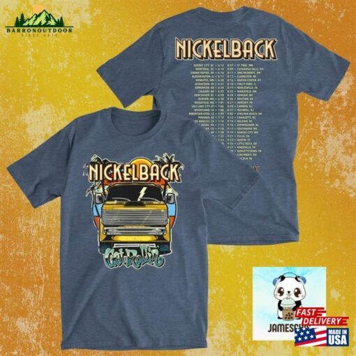 Nickelback Get Rollin’shirt Vintage Nickleback Tour 2023 Unisex Sweatshirt