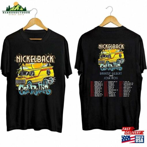 Nickelback Get Rollin’tour 2023 Gift For Fan Shirt Band Hoodie Classic
