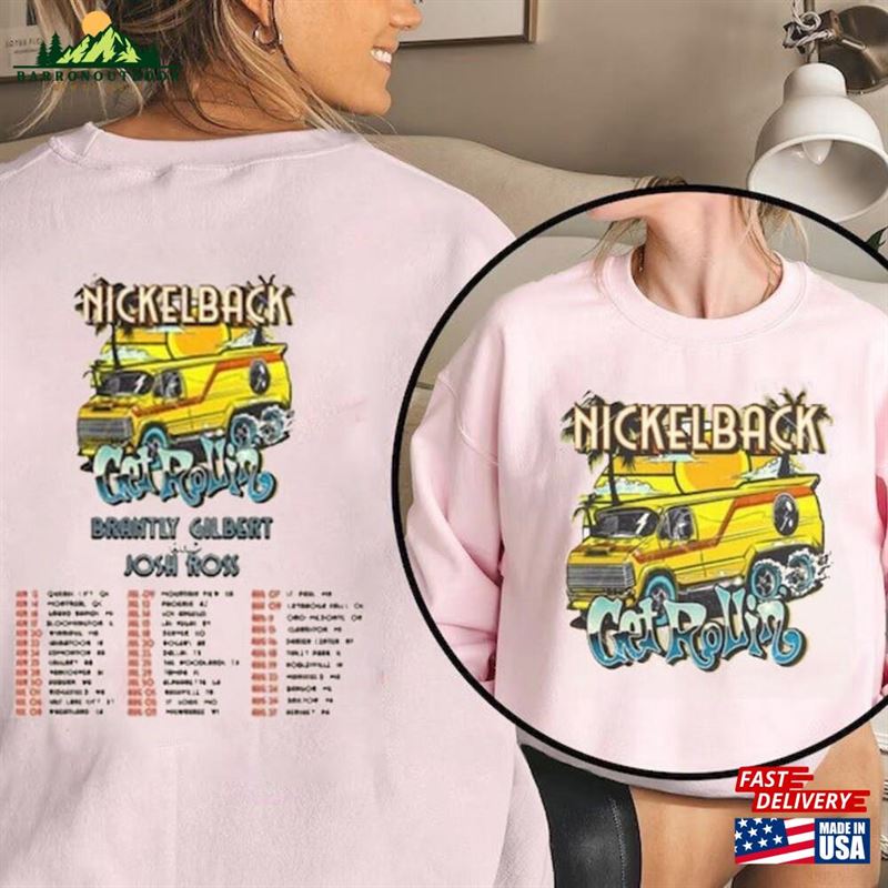 Nickelback Get Rollin'tour 2023 Shirt Band Concert Classic Sweatshirt Nickelback Get Rollin'tour 2023 Shirt Band Concert Classic Sweatshirt