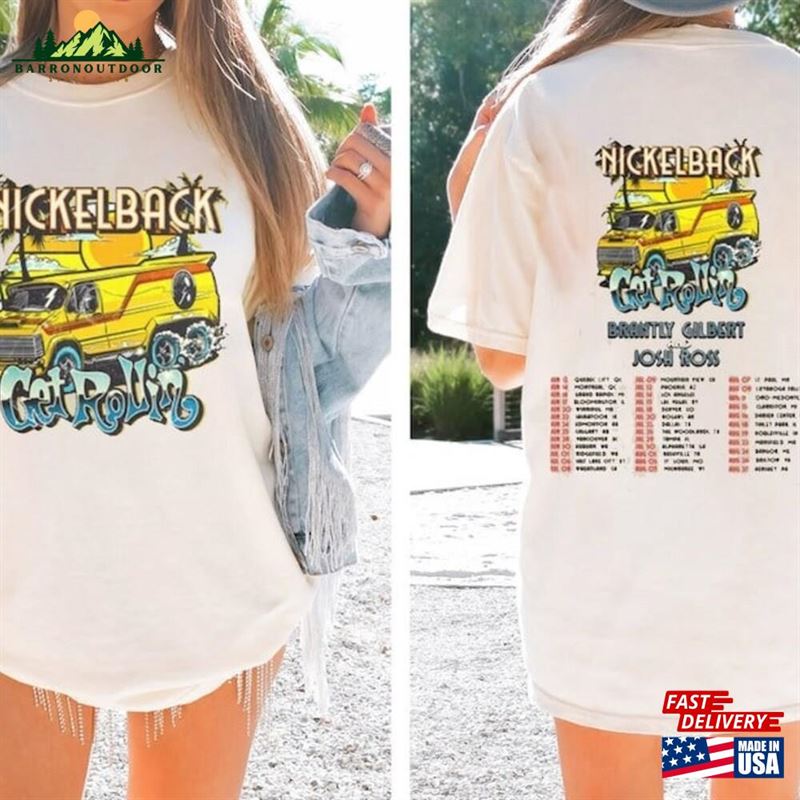 Nickelback Get Rollin'tour 2023 Shirt Band Concert Classic Sweatshirt Nickelback Get Rollin'tour 2023 Shirt Band Concert Classic Sweatshirt
