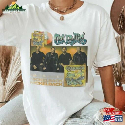Nickelback Get Rollin’tour 2023 Shirt Band Concert Classic T-Shirt