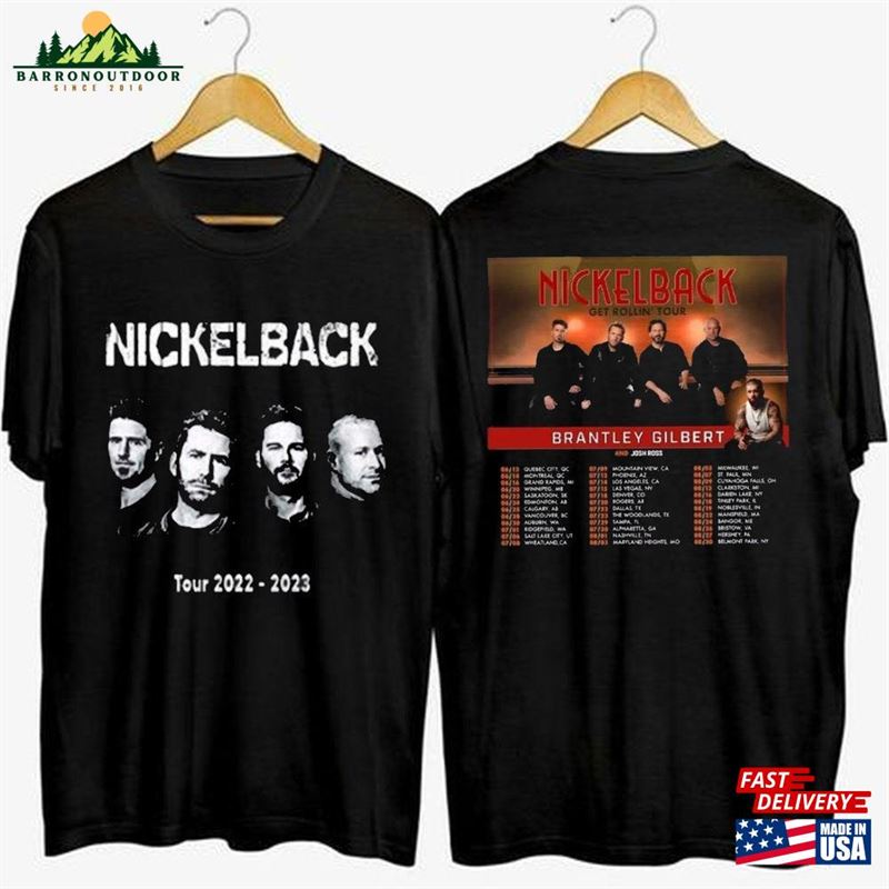 Nickelback Music 2023 Two Sides Shirt Merch Vintage Get Rollin'tour Tickets Unisex Hoodie Nickelback Music 2023 Two Sides Shirt Merch Vintage Get Rollin'tour Tickets Unisex Hoodie