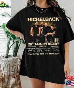 Nickelback Music 28Th Anniversary Shirt Get Rollintour 2023 Tickets Album Graphic Tee 90S Hoodie Unisex 1