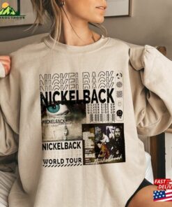 Nickelback Music Shirt 90S Y2k Merch Vintage Rock Get Rollin’tour 2023 Tickets Album Silver Side Up Tee T-Shirt Hoodie