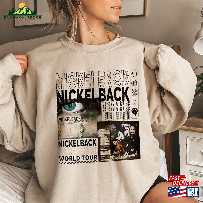 Nickelback Music Shirt 90S Y2k Merch Vintage Rock Get Rollin'tour 2023 Tickets Album Silver Side Up Tee T-Shirt Hoodie Nickelback Music Shirt 90S Y2k Merch Vintage Rock Get Rollin'tour 2023 Tickets Album Silver Side Up Tee T-Shirt Hoodie