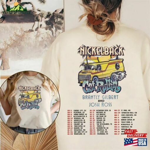 Nickelback Music Shirt Get Rollin’sweatshirt Unisex