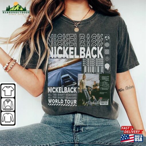 Nickelback Music Shirt Merch Vintage Get Rollin Hoodie T-Shirt