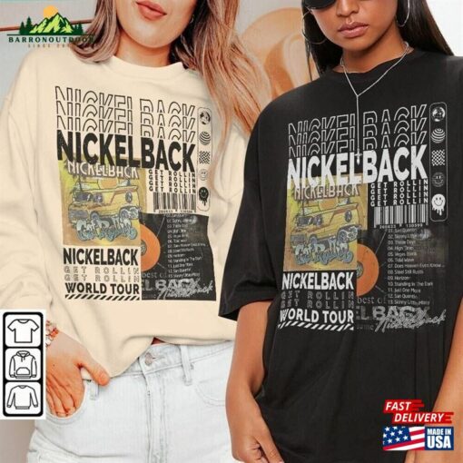 Nickelback Music Shirt Merch Vintage Get Rollin Sweatshirt T-Shirt