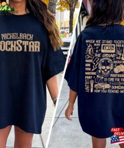 Nickelback Music Shirt Merch Vintage Get Rollintour 2023 Classic Hoodie 1
