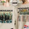 Nickelback Music Shirt Merch Vintage Get Rollin’tour 2023 Tickets Album Graphic Tee 90S Unisex Classic
