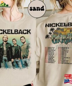 Nickelback Music Shirt Merch Vintage Get Rollin’tour 2023 Tickets Album Graphic Tee 90S Unisex Classic