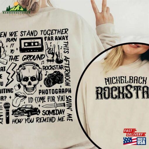 Nickelback Shirt Get Rollin Tour 2023 Rock Band Hoodie T-Shirt