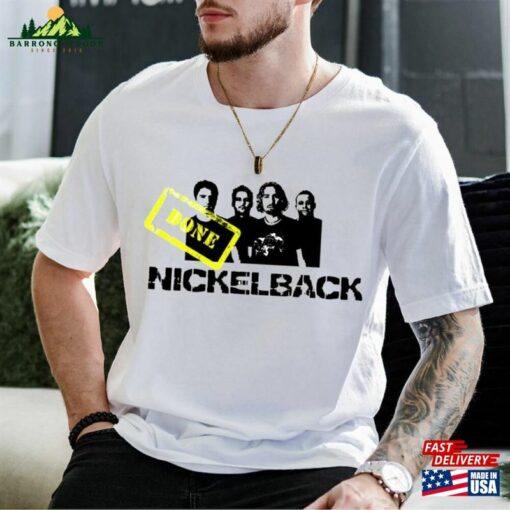 Nickelback Shirt Vintage Get Rollin’tour 2023 Tickets Album Graphic Tee T-Shirt Hoodie