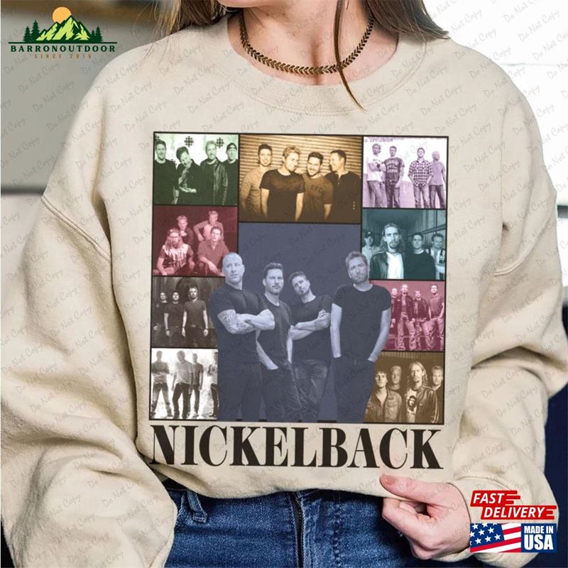 Nickelback The Eras Tour Shirt Unisex Gift For Fans Sweatshirt Nickelback The Eras Tour Shirt Unisex Gift For Fans Sweatshirt
