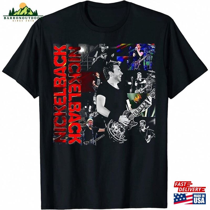 Nickelback Tour Country Music Shirt Get Rollin'2023 Unisex Classic Nickelback Tour Country Music Shirt Get Rollin'2023 Unisex Classic
