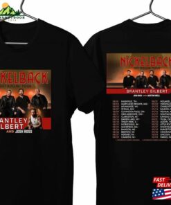 Nickelback With Brantley Gilbert Tour 2023 World Music Get Rollin Classic Hoodie