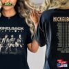 Nickelback With Brantley Gilbert Tour 2023 World Music Merch Vintage Get Rollin T-Shirt Unisex